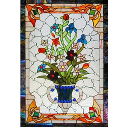 Stained window glass panel LTSP37-25∕60