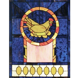 Stained window glass panel LTSP26-20∕76