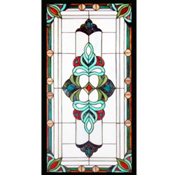Stained window glass panel LTSP39-19∕82