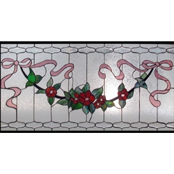 Stained window glass panel LTSP19-39∕92-2
