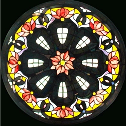 Stained window glass panel LTSP23D∕121