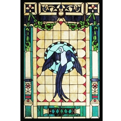 Stained window glass panel LTSP36-23∕153