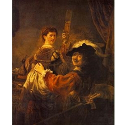 Rembrandt and Saskia in the Scene of the Prodigal Son in the Tavern
