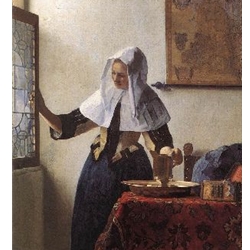 Young Woman with a Water Jug, 1660-62, Jan Vermeer