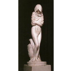 The Cold Girl Marble Neoclassical Sculpture Houdon