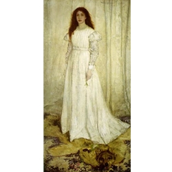 Symphony in White, No. 1: The White Girl, 1862, James Abbott McNeill Whistler