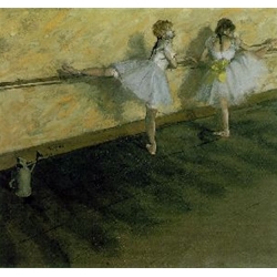 Dancers Practicing at the Bar,1876-77