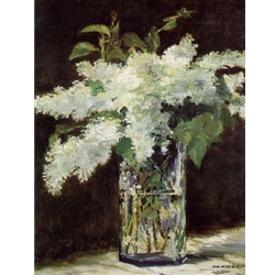 Lilacs in a Vase, c. 1882, Edouard Manet