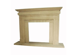 Hand-carved Marble Fireplace Mantel - SF-040