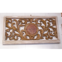 Wood-carved architectural window-1