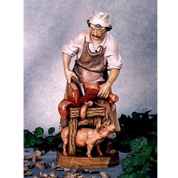 Woodcarving Butcher