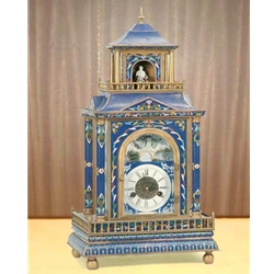 Cloisonne Clock K1280