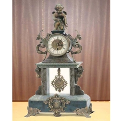 Marble-Brass Clock-K1250