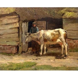 Anton Mauve At The Barn