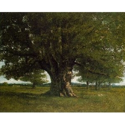 The Oak at Flagey Gustave Courbet