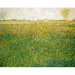 Alfalfa Fields Saint-Denis 1885-86 Georges-Pierre Seurat