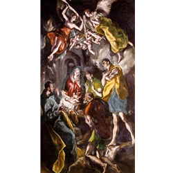 The adoration El Greco