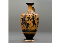 Greek Black Figure Lekythos