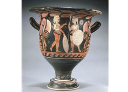 Bell Krater Two Warriors