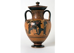Neck Amphora Scenes of Apollo Entertaining