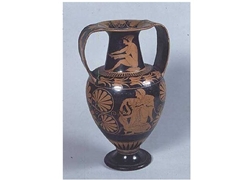 Nikosthenic Amphora Maenad and a Satyr