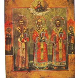 The Saints, Basil the Great, Gregory of Nazarius, John Chrysostom
